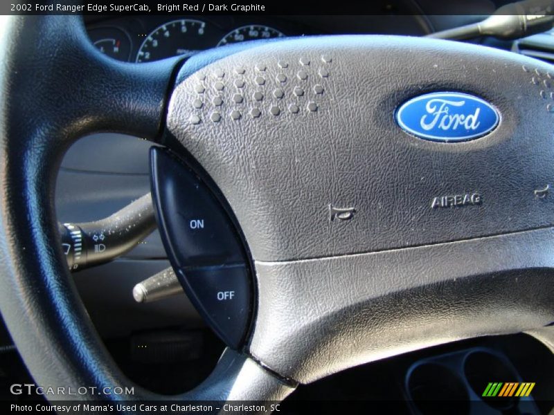 Bright Red / Dark Graphite 2002 Ford Ranger Edge SuperCab