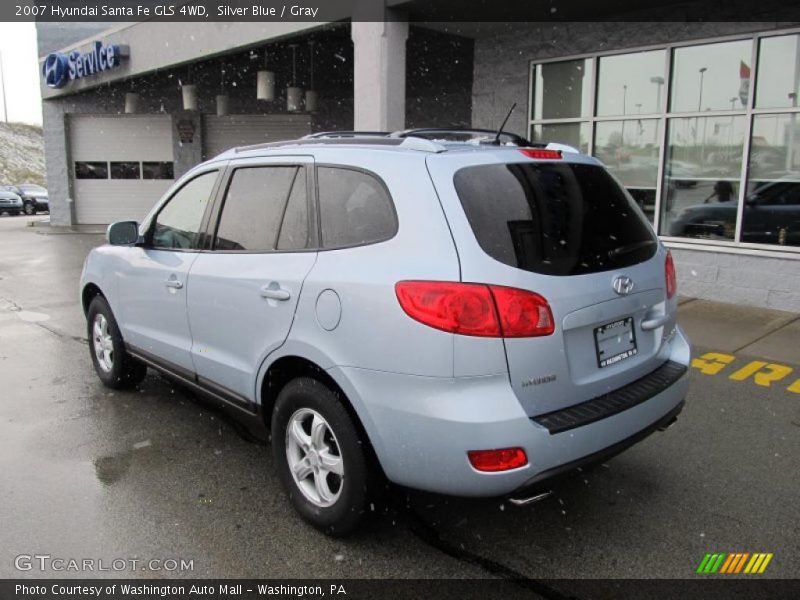 Silver Blue / Gray 2007 Hyundai Santa Fe GLS 4WD