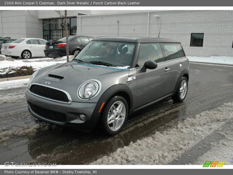 Dark Silver Metallic / Punch Carbon Black Leather 2009 Mini Cooper S Clubman