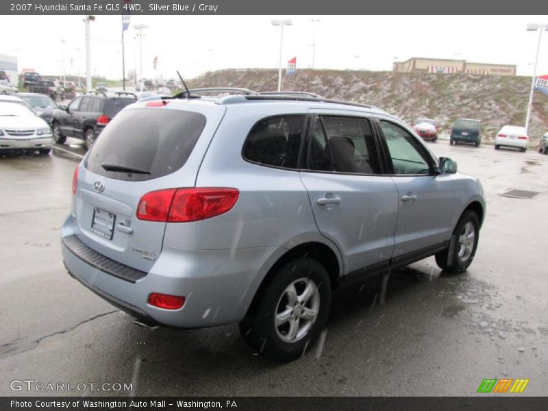 Silver Blue / Gray 2007 Hyundai Santa Fe GLS 4WD