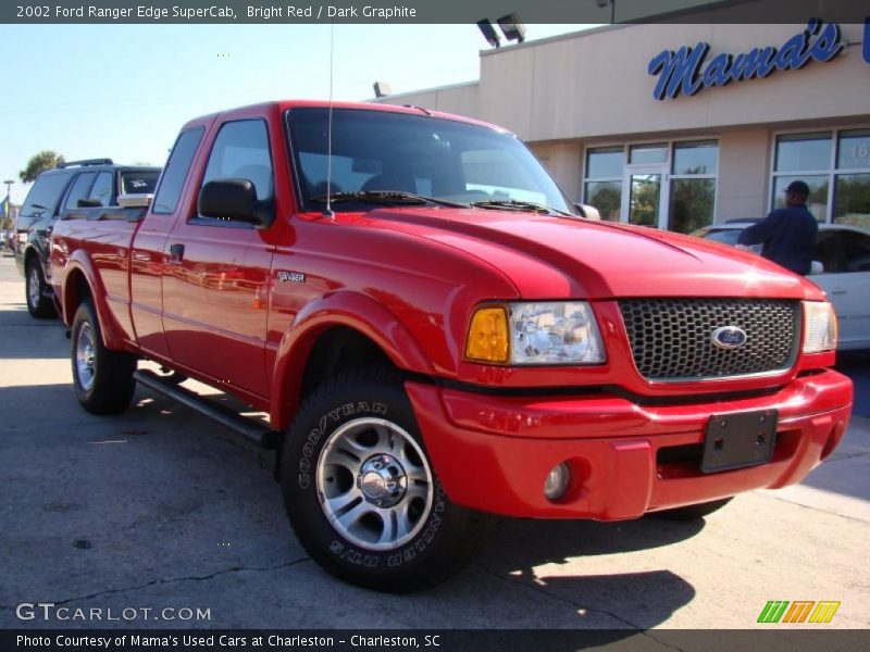 Bright Red / Dark Graphite 2002 Ford Ranger Edge SuperCab