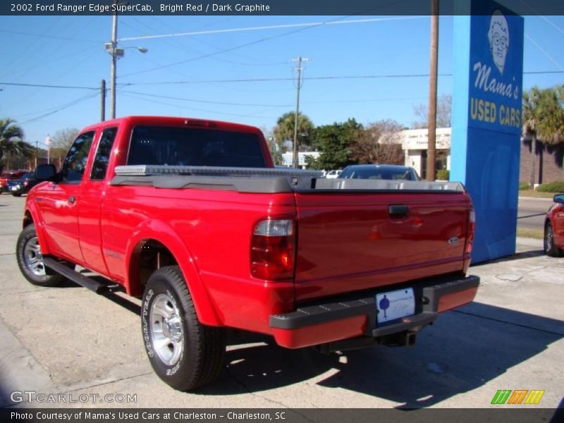 Bright Red / Dark Graphite 2002 Ford Ranger Edge SuperCab
