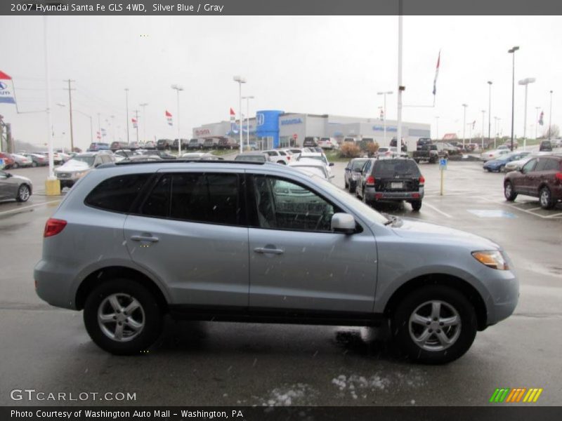 Silver Blue / Gray 2007 Hyundai Santa Fe GLS 4WD
