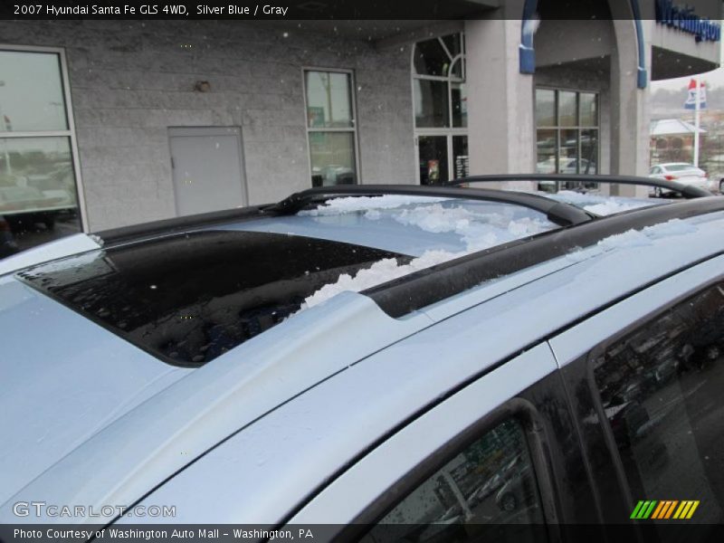 Silver Blue / Gray 2007 Hyundai Santa Fe GLS 4WD