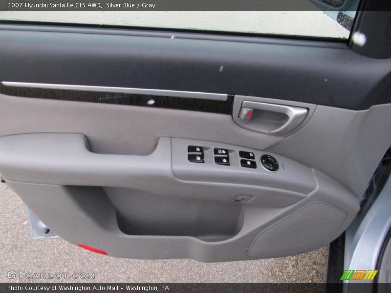 Silver Blue / Gray 2007 Hyundai Santa Fe GLS 4WD