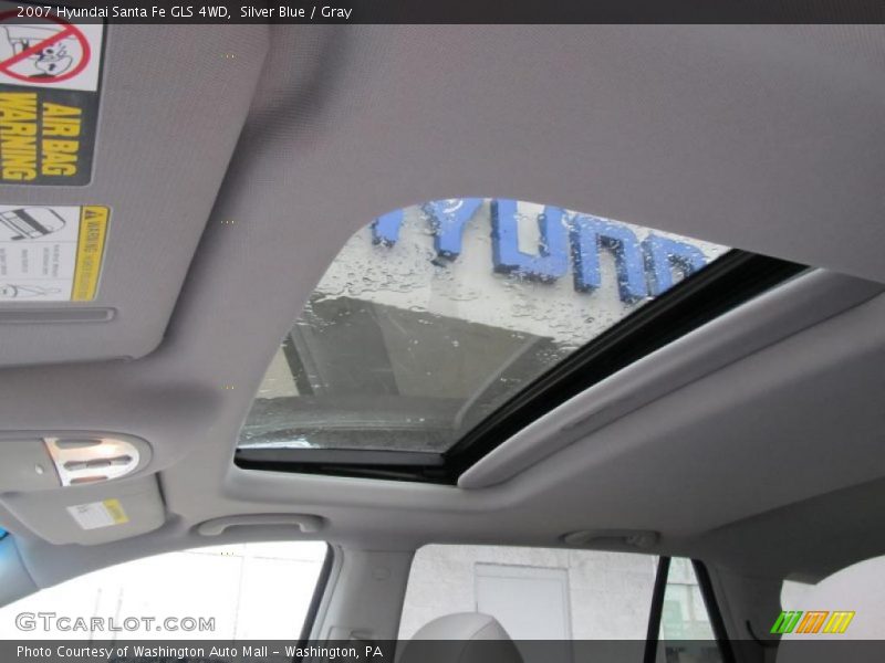 Silver Blue / Gray 2007 Hyundai Santa Fe GLS 4WD