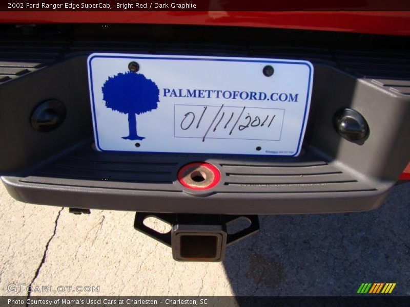 Bright Red / Dark Graphite 2002 Ford Ranger Edge SuperCab