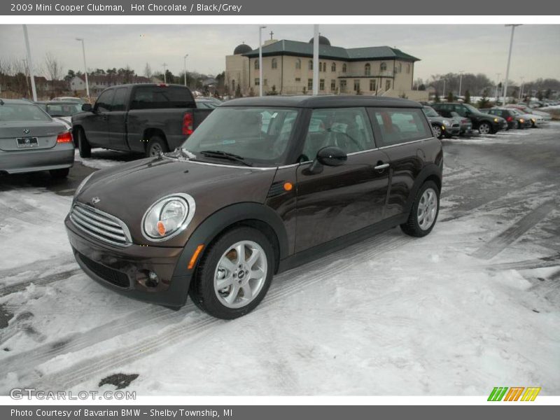 Hot Chocolate / Black/Grey 2009 Mini Cooper Clubman