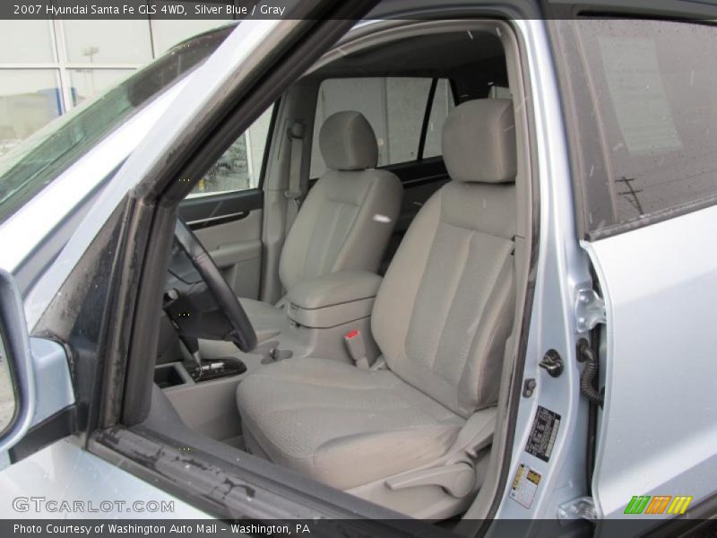 Silver Blue / Gray 2007 Hyundai Santa Fe GLS 4WD