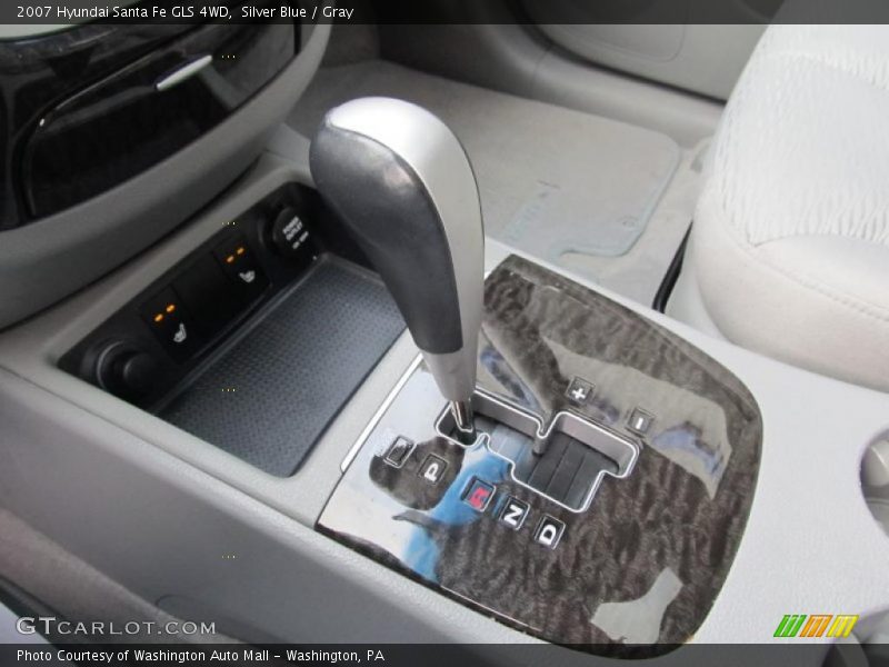 Silver Blue / Gray 2007 Hyundai Santa Fe GLS 4WD