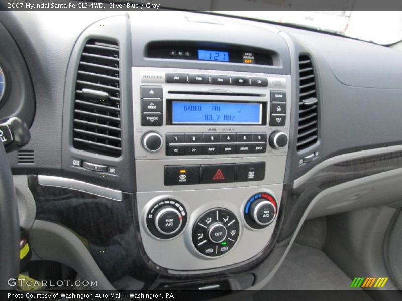 Silver Blue / Gray 2007 Hyundai Santa Fe GLS 4WD