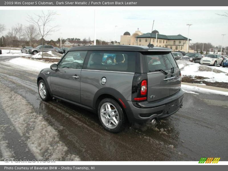 Dark Silver Metallic / Punch Carbon Black Leather 2009 Mini Cooper S Clubman