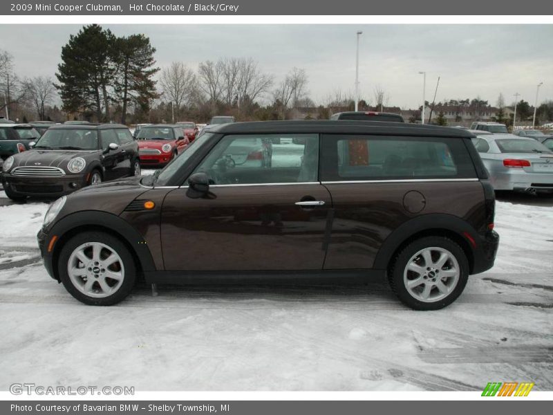 Hot Chocolate / Black/Grey 2009 Mini Cooper Clubman