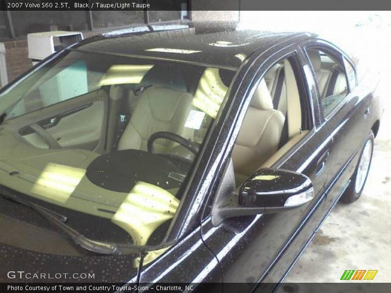 Black / Taupe/Light Taupe 2007 Volvo S60 2.5T