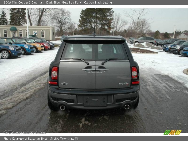 Dark Silver Metallic / Punch Carbon Black Leather 2009 Mini Cooper S Clubman