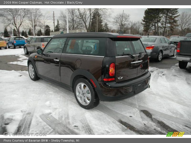 Hot Chocolate / Black/Grey 2009 Mini Cooper Clubman