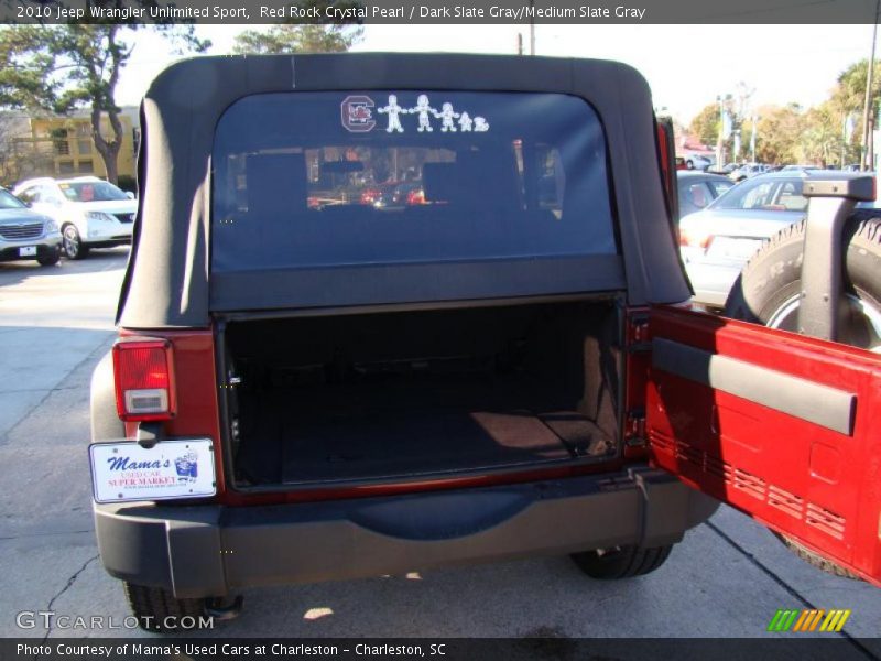 Red Rock Crystal Pearl / Dark Slate Gray/Medium Slate Gray 2010 Jeep Wrangler Unlimited Sport