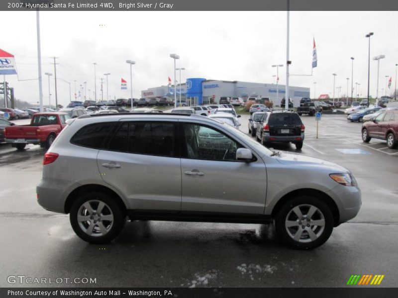 Bright Silver / Gray 2007 Hyundai Santa Fe Limited 4WD