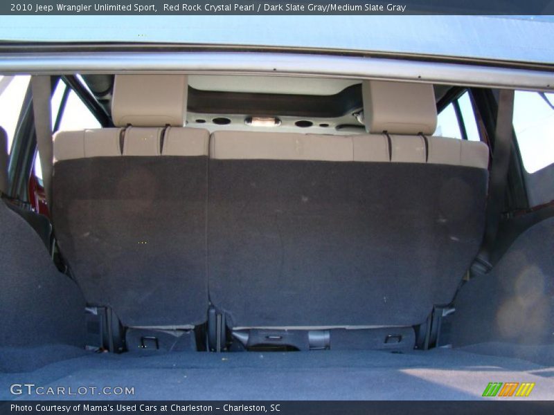 Red Rock Crystal Pearl / Dark Slate Gray/Medium Slate Gray 2010 Jeep Wrangler Unlimited Sport