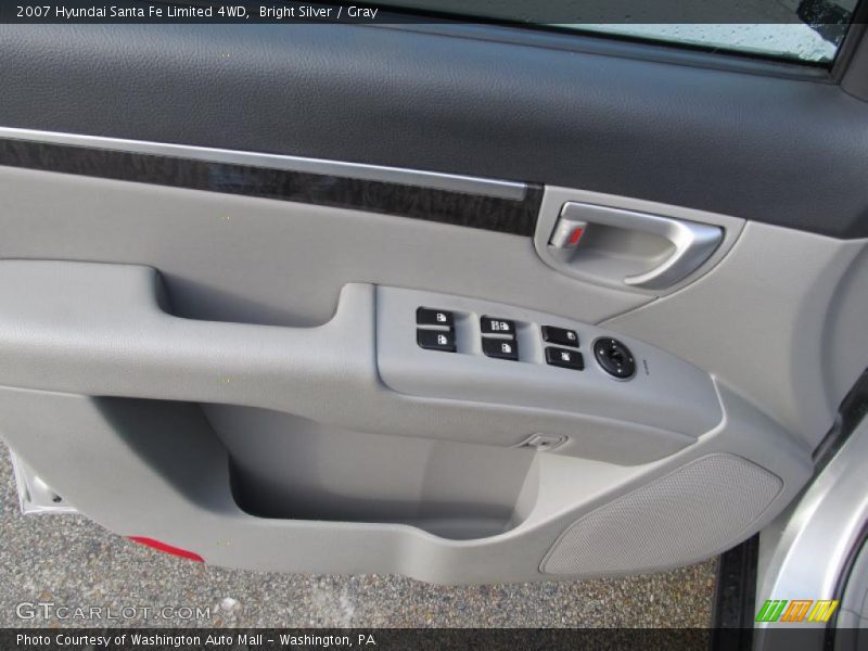 Bright Silver / Gray 2007 Hyundai Santa Fe Limited 4WD