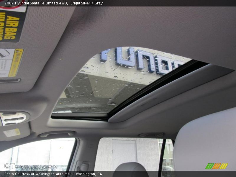 Bright Silver / Gray 2007 Hyundai Santa Fe Limited 4WD