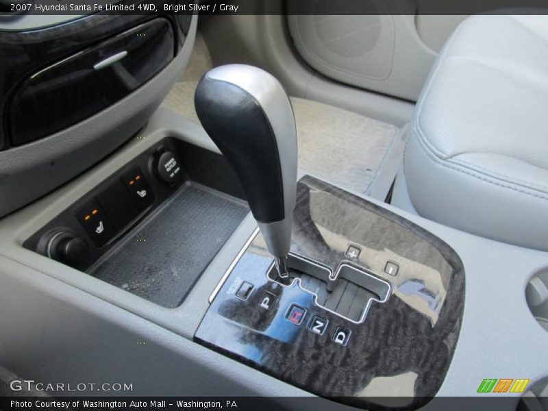 Bright Silver / Gray 2007 Hyundai Santa Fe Limited 4WD