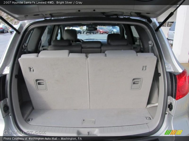 Bright Silver / Gray 2007 Hyundai Santa Fe Limited 4WD