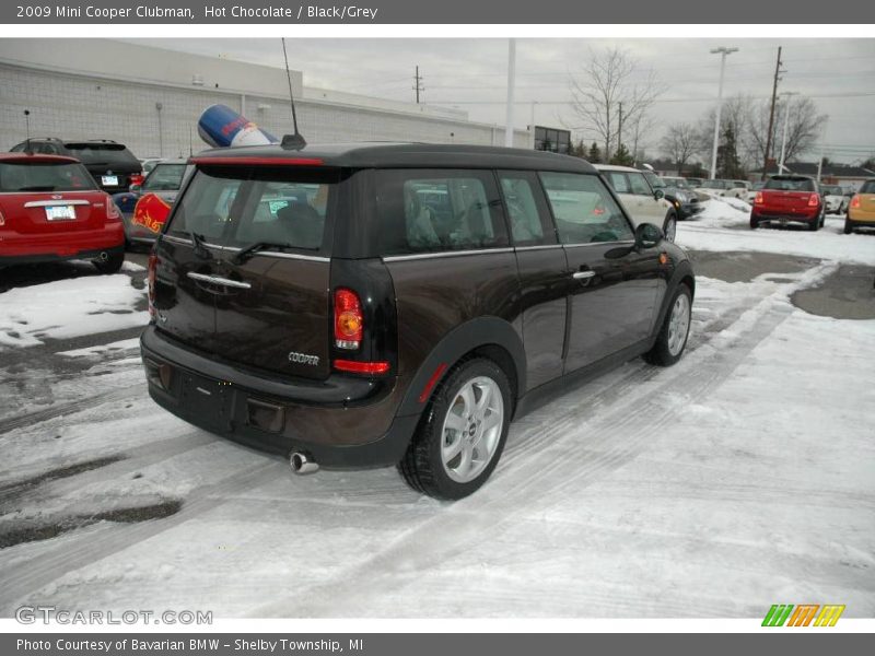 Hot Chocolate / Black/Grey 2009 Mini Cooper Clubman