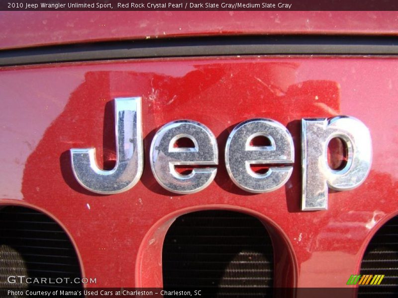 Red Rock Crystal Pearl / Dark Slate Gray/Medium Slate Gray 2010 Jeep Wrangler Unlimited Sport