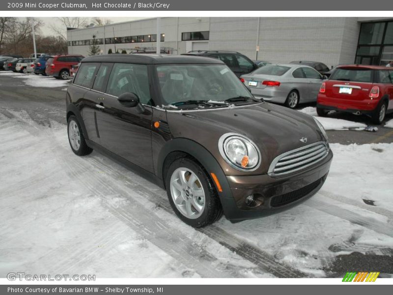 Hot Chocolate / Black/Grey 2009 Mini Cooper Clubman