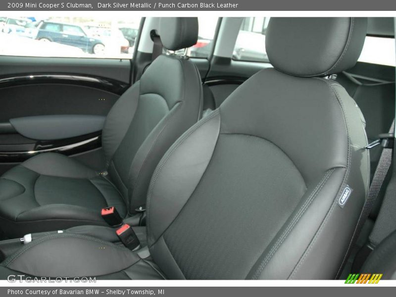 Dark Silver Metallic / Punch Carbon Black Leather 2009 Mini Cooper S Clubman