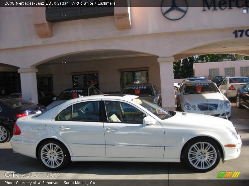 Arctic White / Cashmere 2008 Mercedes-Benz E 350 Sedan