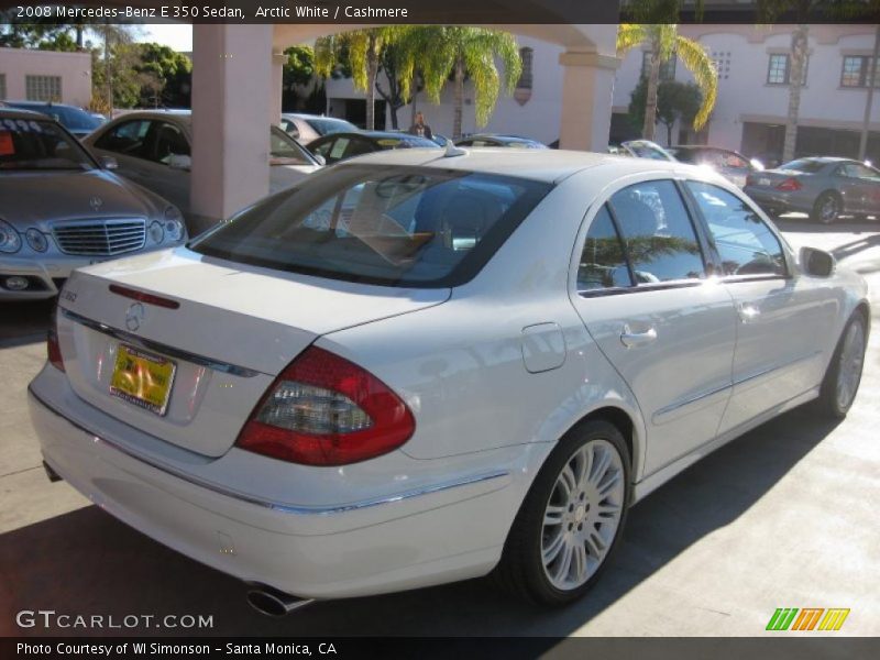 Arctic White / Cashmere 2008 Mercedes-Benz E 350 Sedan