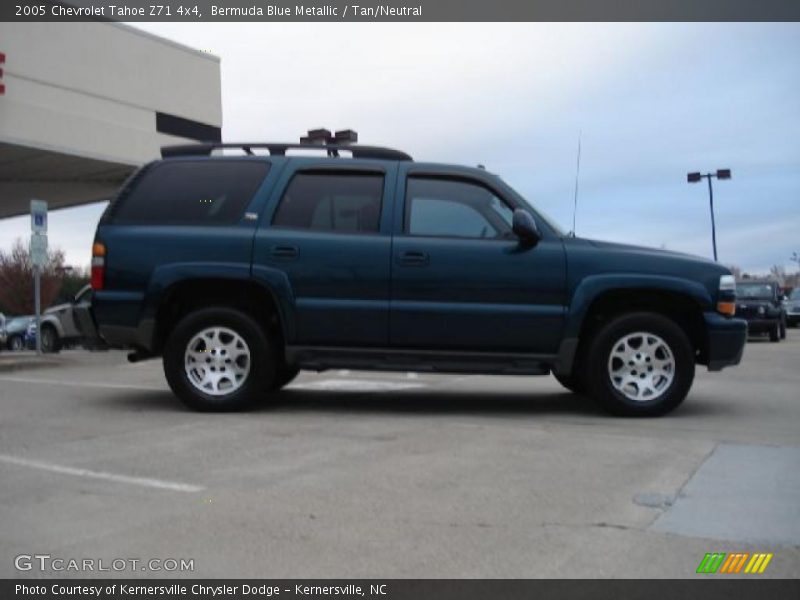 Bermuda Blue Metallic / Tan/Neutral 2005 Chevrolet Tahoe Z71 4x4