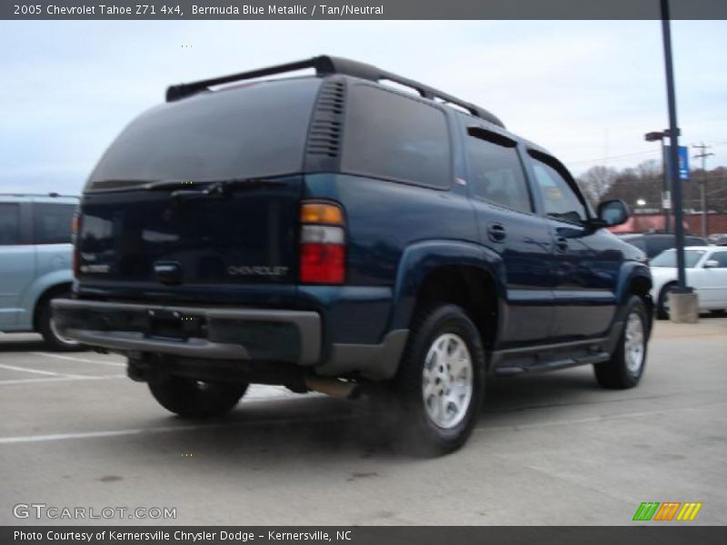 Bermuda Blue Metallic / Tan/Neutral 2005 Chevrolet Tahoe Z71 4x4