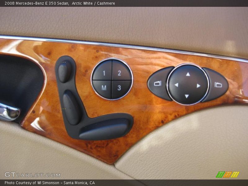 Arctic White / Cashmere 2008 Mercedes-Benz E 350 Sedan