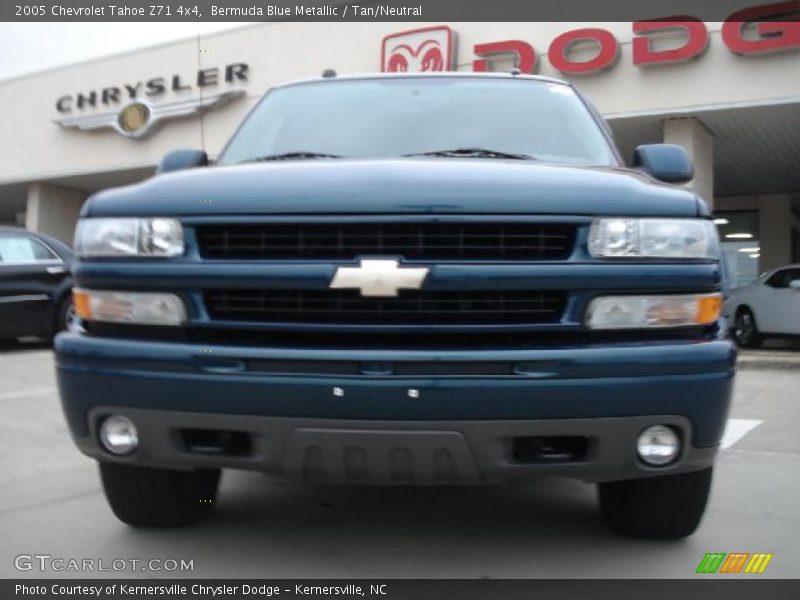 Bermuda Blue Metallic / Tan/Neutral 2005 Chevrolet Tahoe Z71 4x4