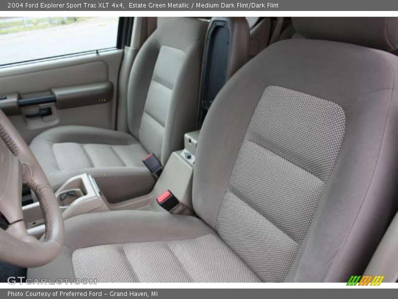 Estate Green Metallic / Medium Dark Flint/Dark Flint 2004 Ford Explorer Sport Trac XLT 4x4