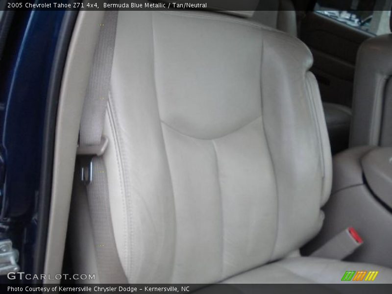 Bermuda Blue Metallic / Tan/Neutral 2005 Chevrolet Tahoe Z71 4x4