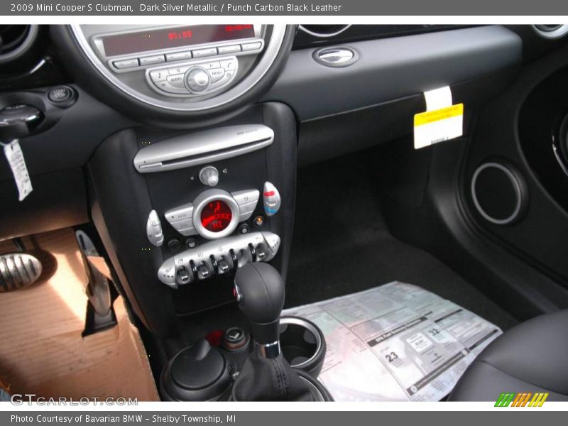 Dark Silver Metallic / Punch Carbon Black Leather 2009 Mini Cooper S Clubman
