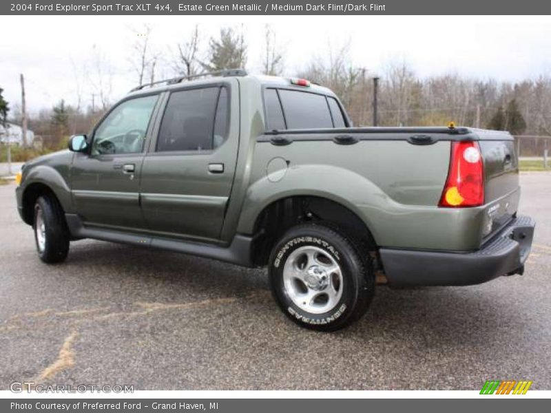 Estate Green Metallic / Medium Dark Flint/Dark Flint 2004 Ford Explorer Sport Trac XLT 4x4
