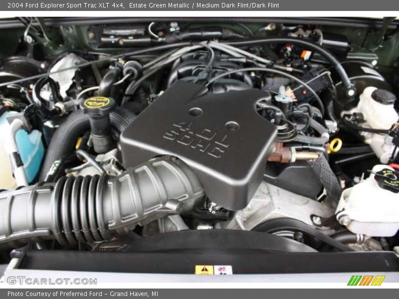 Estate Green Metallic / Medium Dark Flint/Dark Flint 2004 Ford Explorer Sport Trac XLT 4x4