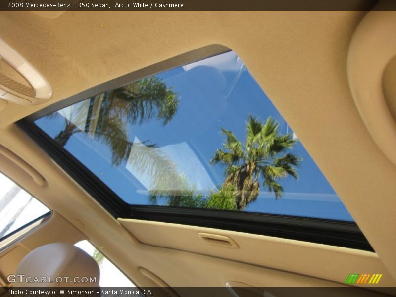 Arctic White / Cashmere 2008 Mercedes-Benz E 350 Sedan