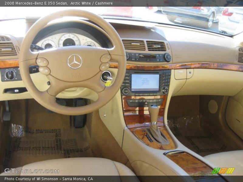 Arctic White / Cashmere 2008 Mercedes-Benz E 350 Sedan