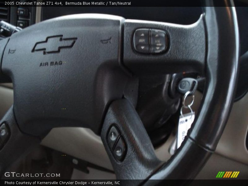 Bermuda Blue Metallic / Tan/Neutral 2005 Chevrolet Tahoe Z71 4x4