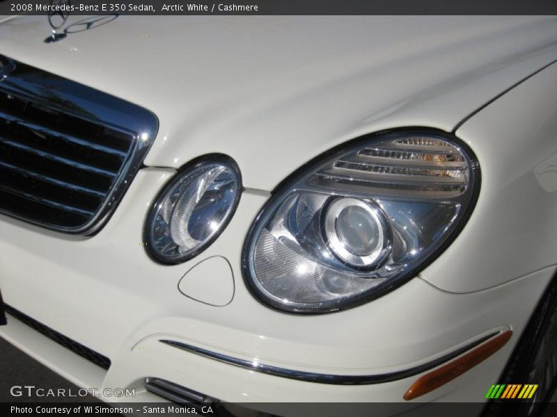 Arctic White / Cashmere 2008 Mercedes-Benz E 350 Sedan