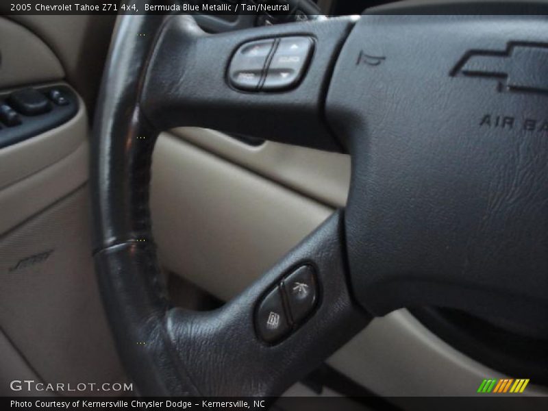 Bermuda Blue Metallic / Tan/Neutral 2005 Chevrolet Tahoe Z71 4x4