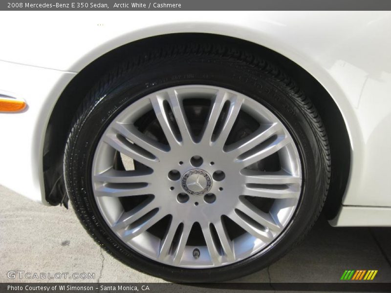 Arctic White / Cashmere 2008 Mercedes-Benz E 350 Sedan