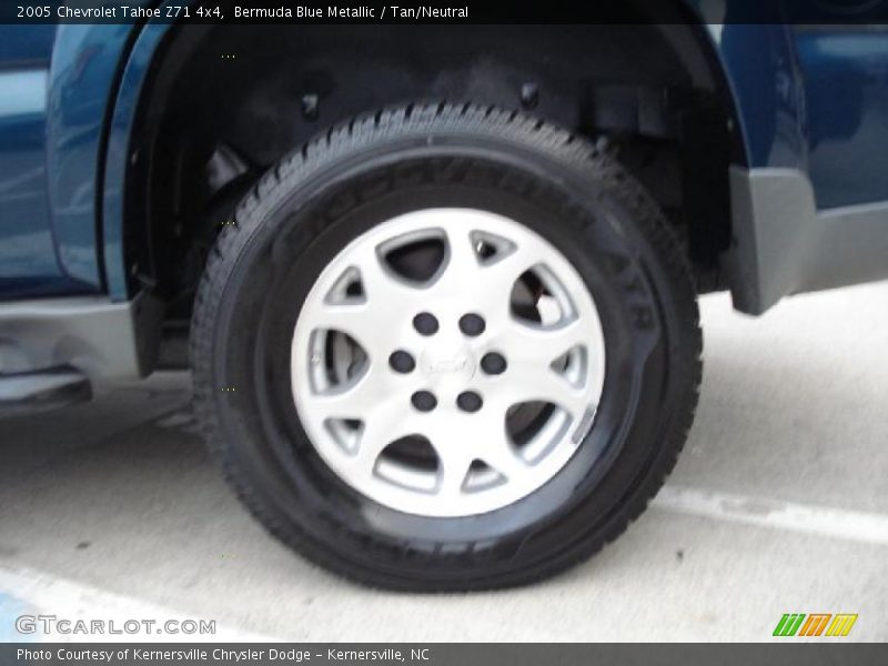 Bermuda Blue Metallic / Tan/Neutral 2005 Chevrolet Tahoe Z71 4x4