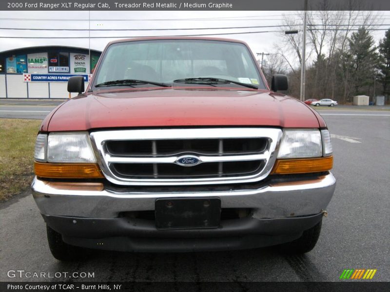 Toreador Red Metallic / Medium Graphite 2000 Ford Ranger XLT Regular Cab